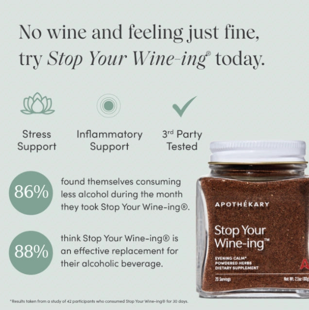 Stop Your Wine-Ing® Non-Alcoholic Red Wine Alternative - Healthy Gal