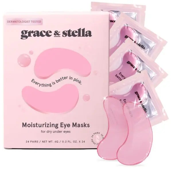 Pink Illuminating Under Eye Masks (24 Pairs) - Healthy Gal