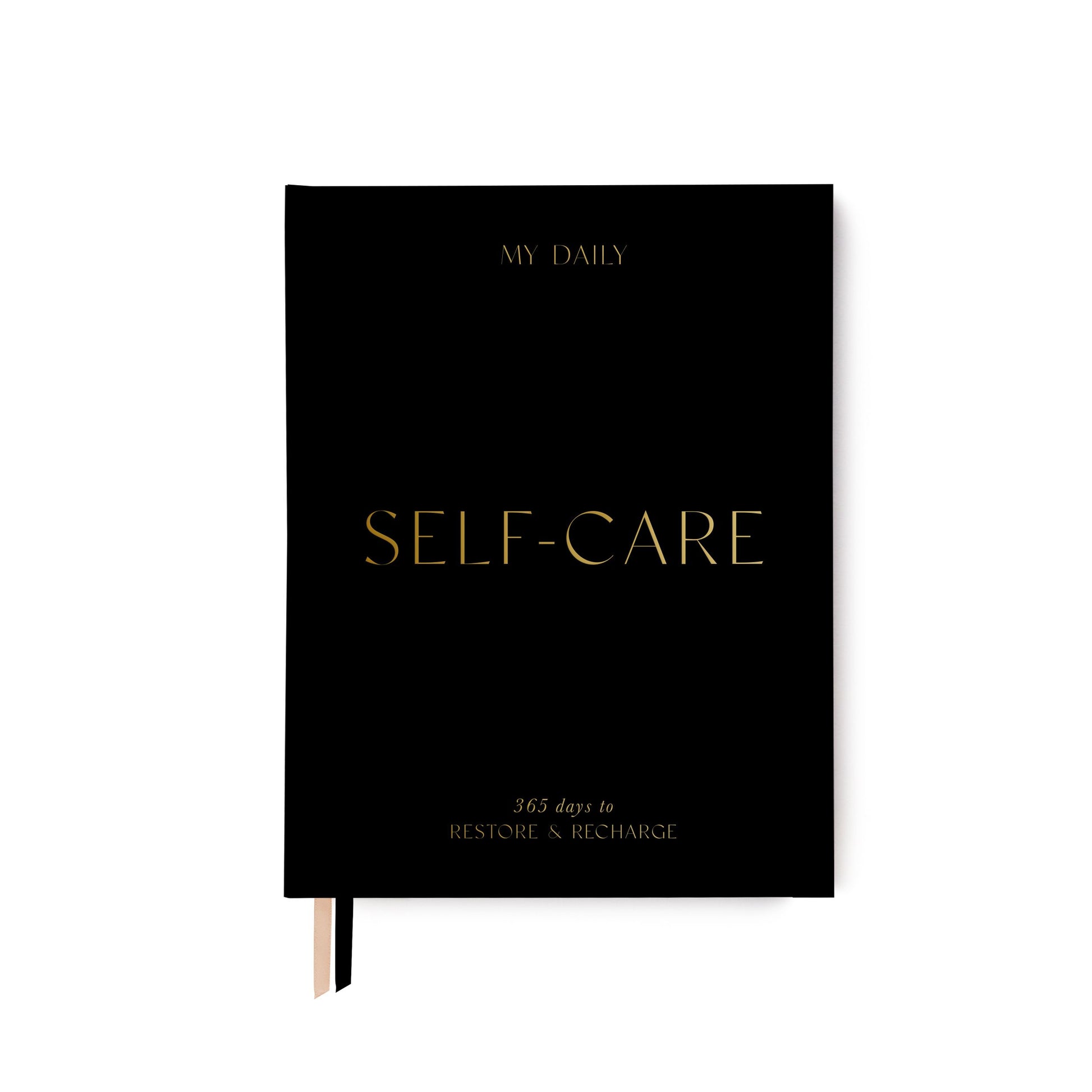 Self Care Planner- Black - Hometown Refuge 